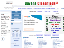 Tablet Screenshot of guyanatrader.com